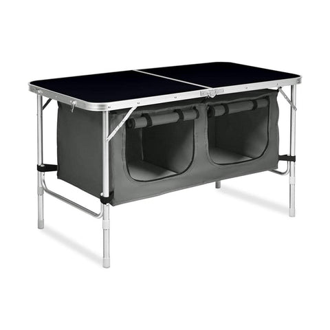 KILIROO Camping Table 120cm Black (With Grey Storage Bag) KR-CT-107-CU