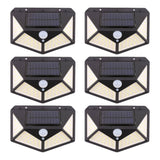 NOVEDEN 6 Packs Solar LED Lights with 3 Light Modes (Black)NE-SL-103-ZL