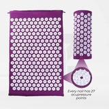 VERPEAK Acupressure Mat & Pillow & Bag (Purple) FT-MT-118-OTI