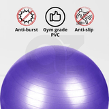 Verpeak Yoga Ball 85cm (Black) FT-YB-109-SD / FT-YB-109-ZM