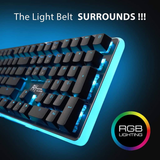 Royal Kludge RK918 RGB Wired Mechanical Keyboard Black (Red Switch)