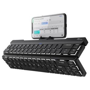 Royal Kludge RK925 Dual Mode Low Profile 60% Foldable Mechanical Keyboard Black (Brown Switch)