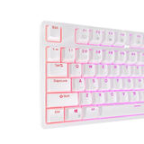 Royal Kludge RK92 Tri Mode Bluetooth RGB Hot Swappable Mechanical Keyboard White (Red Switch)