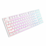 Royal Kludge RK92 Tri Mode Bluetooth RGB Hot Swappable Mechanical Keyboard White (Brown Switch)