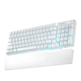 Royal Kludge RK96 Wired Tri Mode Bluetooth RGB Hot Swappable Mechanical Keyboard White (Red Switch)