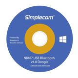 Simplecom NB407 USB Bluetooth 4.0 Widcomm Adapter Wireless Dongle with A2DP EDR