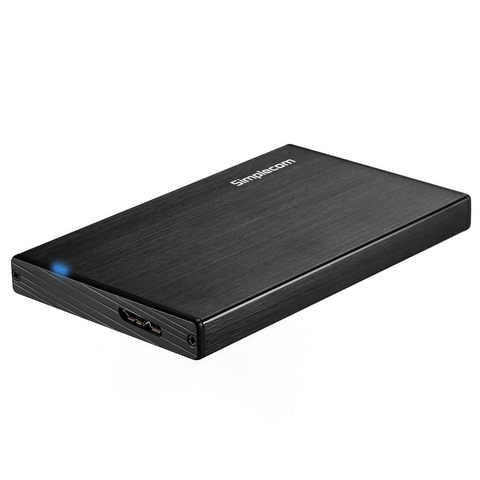 Simplecom SE212 Aluminium Slim 2.5'' SATA to USB 3.0 Portable HDD Enclosure