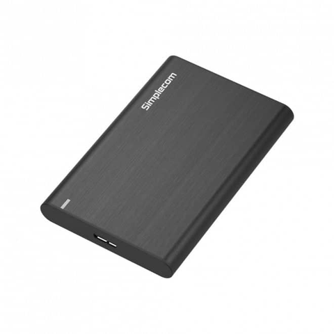 Simplecom SE211-BK Aluminium Slim 2.5'' SATA to USB 3.0 HDD Enclosure - Black