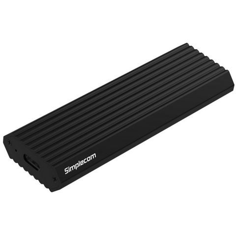 Simplecom SE513-BK NVMe PCIe (M Key) M.2 SSD to USB 3.1 Gen 2 USB-C Enclosure - Black