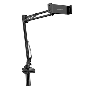 Simplecom CL516 Foldable Long Arm Stand Holder for Phone and Tablet (4'-11')