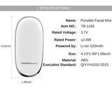 TOUCHBeauty Light 590 Portable Facial Mist TB-1185