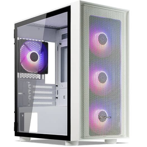 Tecware Nexus Air M ARGB Mid Tower Micro ATX Case White TG TWCA-NEXAMA-WH