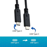 VCOM USB 3.1V C/M to C/M Cable with IC - 1m - CU420