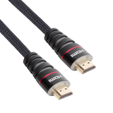 VCOM 1.8m Nylon Braided HDMI to HDMI 2.0 Cable CG526-B-1.8