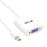 VCOM 0.15m Mini Display Port Male to VGA Female Adapter Cable (White) CG613-0.15