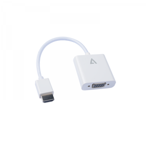 VCOM 0.15m Mini Display Port Male to VGA Female Adapter Cable (White) CG613-0.15