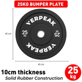 VERPEAK Black Bumper weight plates-Olympic (15kgx1) VP-WP-102-FP / VP-WP-102-LX