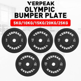 VERPEAK Black Bumper weight plates-Olympic (25kgx1) VP-WP-104-FP / VP-WP-104-LX