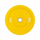 Verpeak Colour Bumper Plate 15KG Yellow VP-WP-107-FP