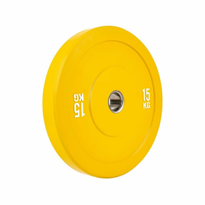 Verpeak Colour Bumper Plate 15KG Yellow VP-WP-107-FP