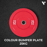 Verpeak Colour Bumper Plate 25KG Red VP-WP-109-FP