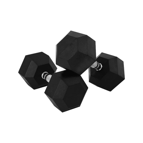 VERPEAK Rubber Hex Dumbbells (5KG x 2) VP-DB-116