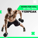 VERPEAK Rubber Hex Dumbbells 20kg - VP-DB-108 / VP-DB-108-LX