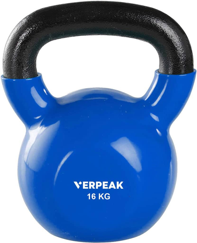 Verpeak Vinyl Kettlebell 16kg Blue VP-KB-128-AC