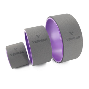 Verpeak Yoga Wheel 3 pieces set Purple & Black VP-YBS-107-YR