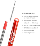 Zoku Coca-Cola Pocket Straw CC307 RD