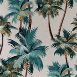 Cushion Cover-Coastal Fringe Natural-Palm Trees Natural-60cm x 60cm