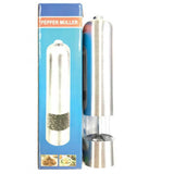 Electric Salt or Pepper Grinder Stainless Steel Shakers Mill Battery Operated Light