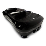 Black Mini Vibration Plate + Remote + Bands - Exercise Platform Plate