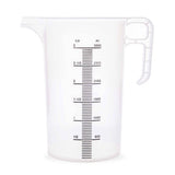 3L Measuring Jug Heavy Duty Clear Plastic Propylene Food Grade BPA 5 Pro-Jug