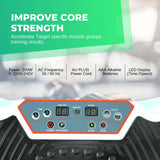 Red Vibration Machine Platform - Exercise Vibrating Plate - Whole Body Workout