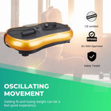 Gold Vibration Machine Platform - Exercise Vibrating Plate - Whole Body Workout