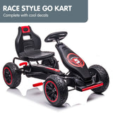 Kahuna G18 Kids Ride On Pedal Powered Go Kart Racing Style - Red