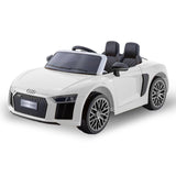 Kahuna R8 Spyder Audi Licensed Kids Electric Ride On Car Remote Control - White