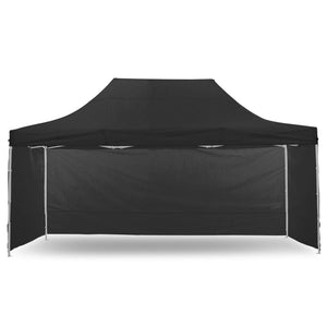 Wallaroo Gazebo Tent Marquee 3x4.5m PopUp Outdoor Black