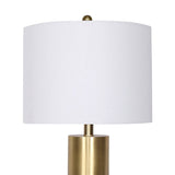 Sarantino Metal And Marble Table Lamp - White