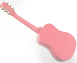 Karrera 34in Acoustic Wooden Childrens Guitar - Pink