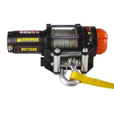 Novawinch 1360kg 12v Electric Winch With Steel Cable & Remote Control 3000lbs