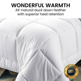 Laura Hill 500GSM Duck Down Feather Quilt Comforter Doona - Super King