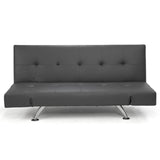 Sarantino Brooklyn Sofa Bed Lounge Faux Leather Couch Futon Furniture Adjustable Suite Gr