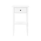 Sarantino Rue Bedside Table - White