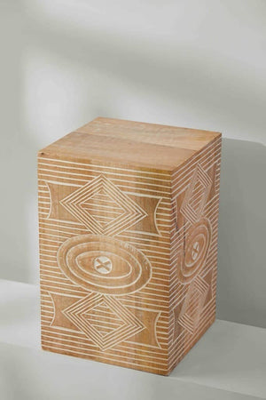 Tree Stripes Block Table / Stool