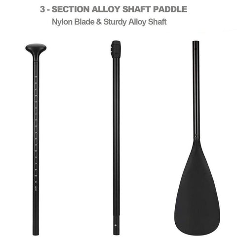 Alloy Adjustable 2-part SUP Paddle Stand Up Paddle Board Edge Guard 160-215cm Double