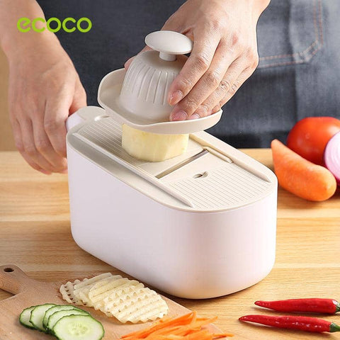 Ecoco Vegetable Chopper Spiralizer Vegetable Slicer Dicer Onion Food Cutter Home Use