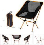 Ultralight Aluminum Alloy Folding Camping Camp Chair Outdoor Hiking Patio Backpacking