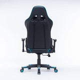 Gaming Chair Ergonomic Racing chair 165° Reclining Gaming Seat 3D Armrest Footrest Black